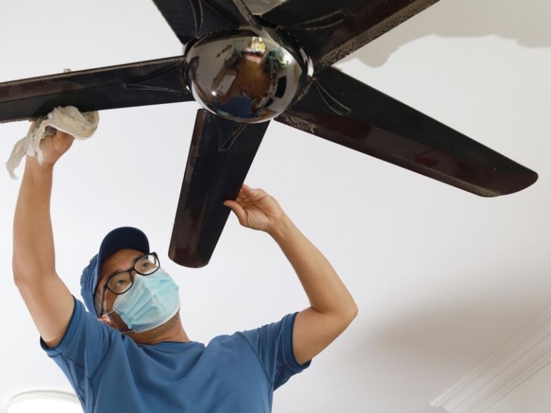 Change Ceiling Fan Blades